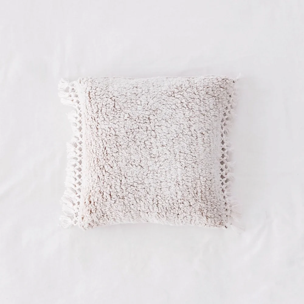 Urban Outfitters Cara Amped Fleece Fringed Throw Pillow - Picture 4 of 6